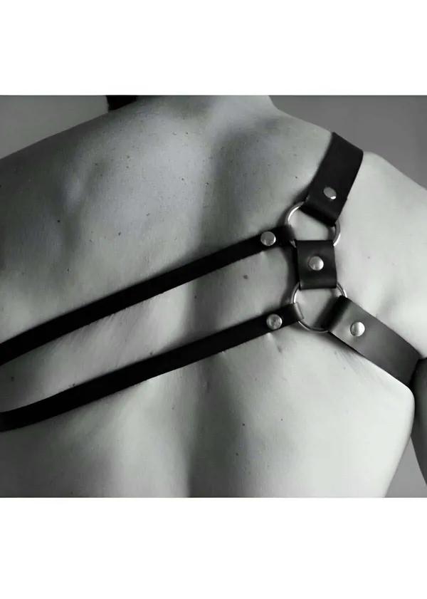Chest Harness with O-Ring Caged Front & Shoulder Straps