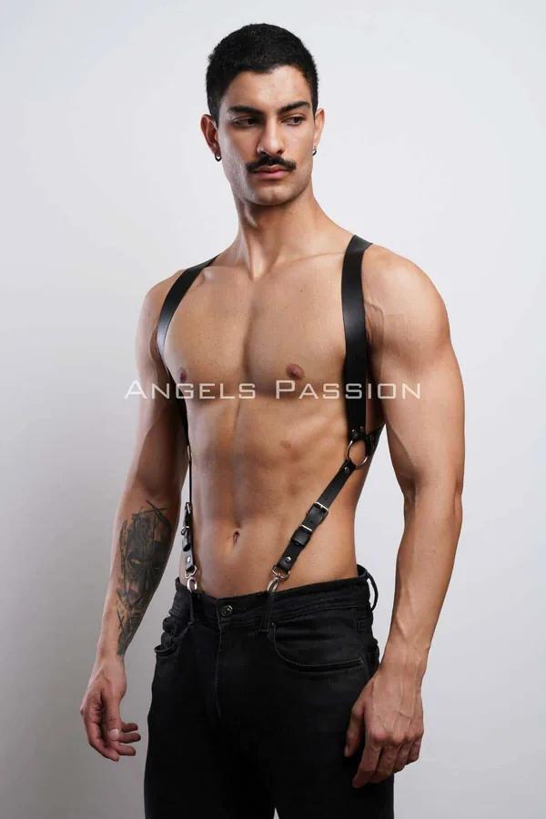 Adjustable Faux Leather Shoulder Harness