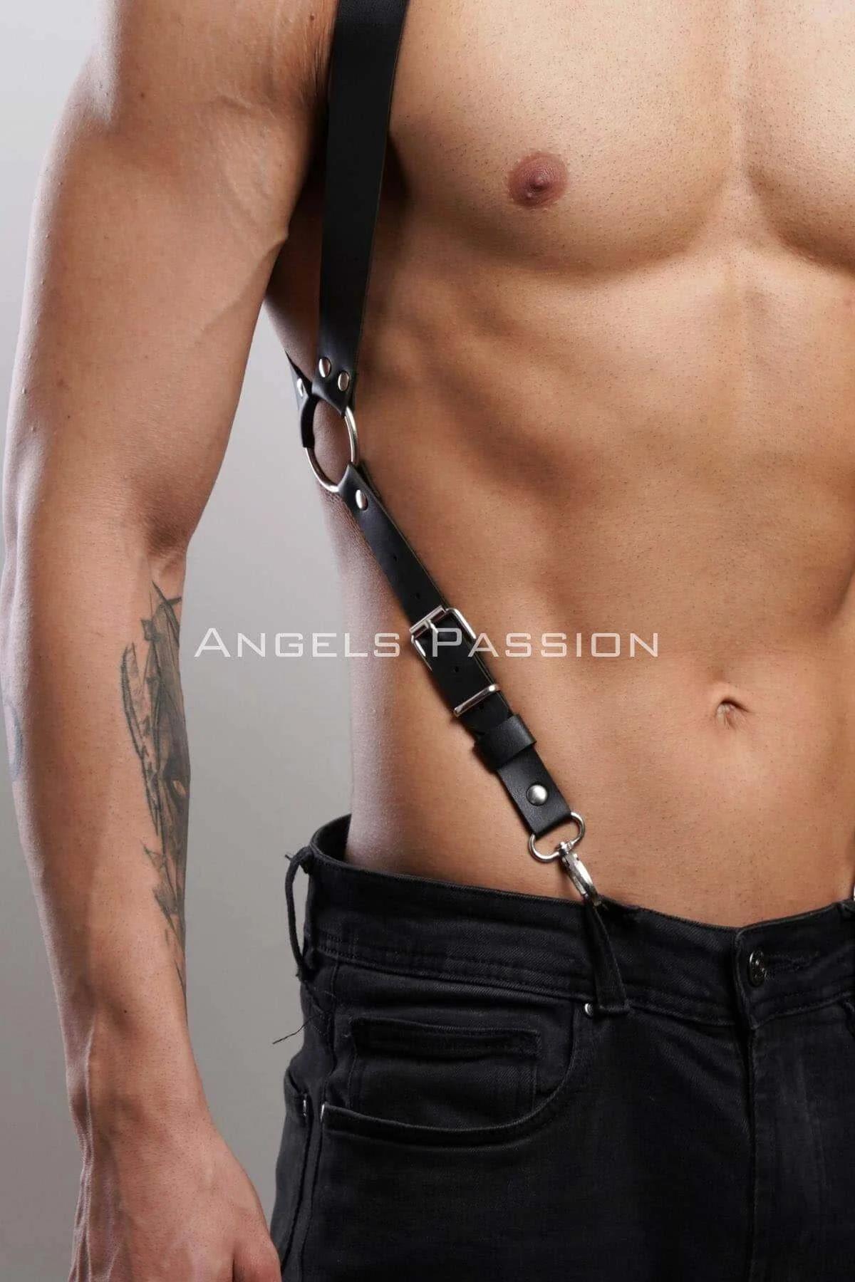Adjustable Faux Leather Shoulder Harness