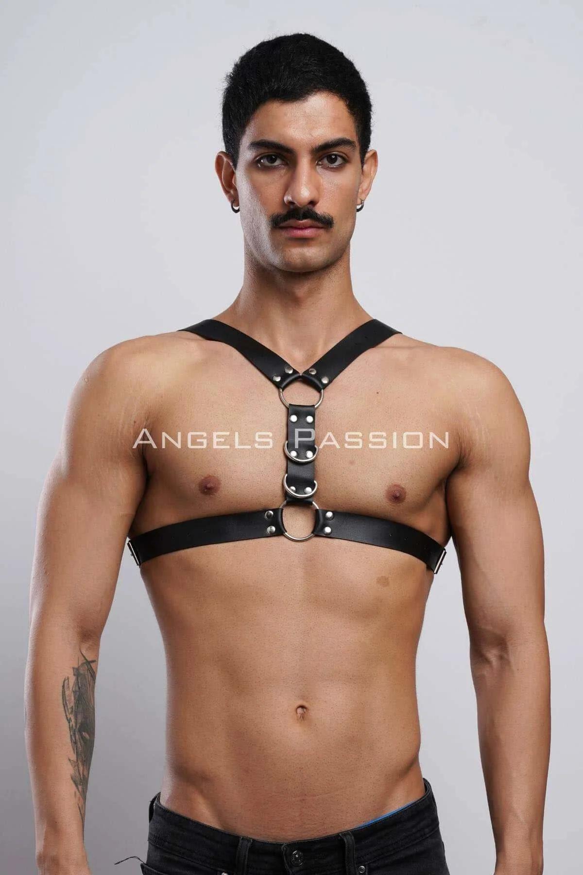 Adjustable O-Ring Chest Harness with Straps