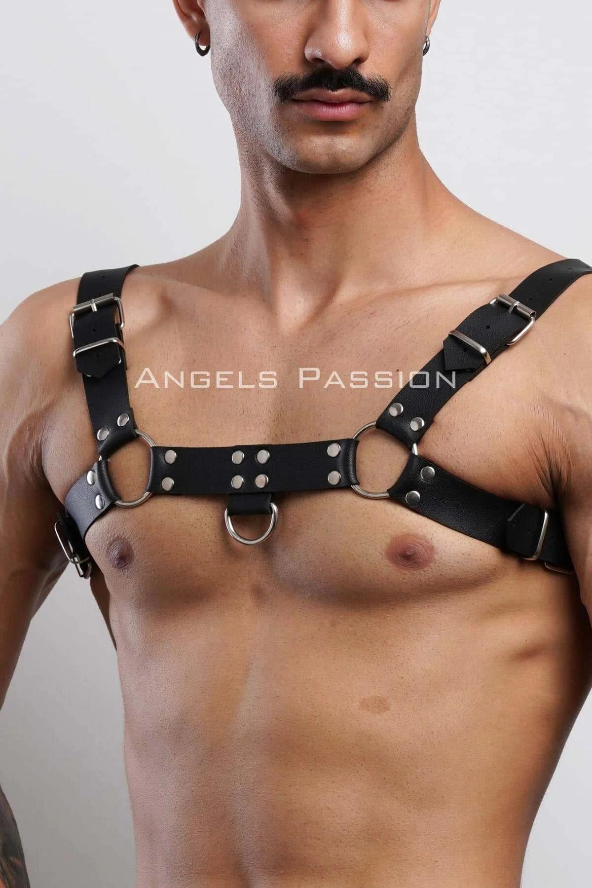 Chest Harness with O-Ring Detail