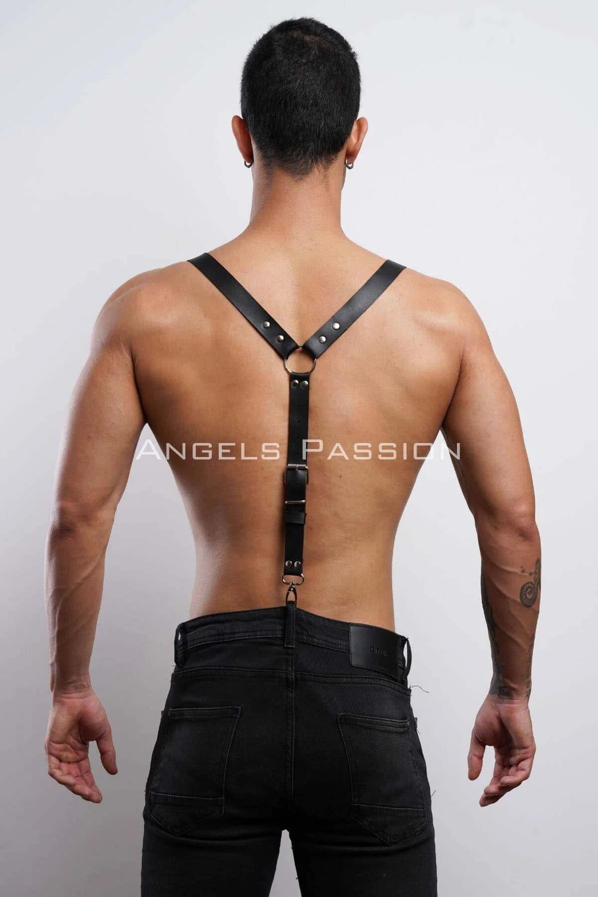 Adjustable Faux Leather Shoulder Harness
