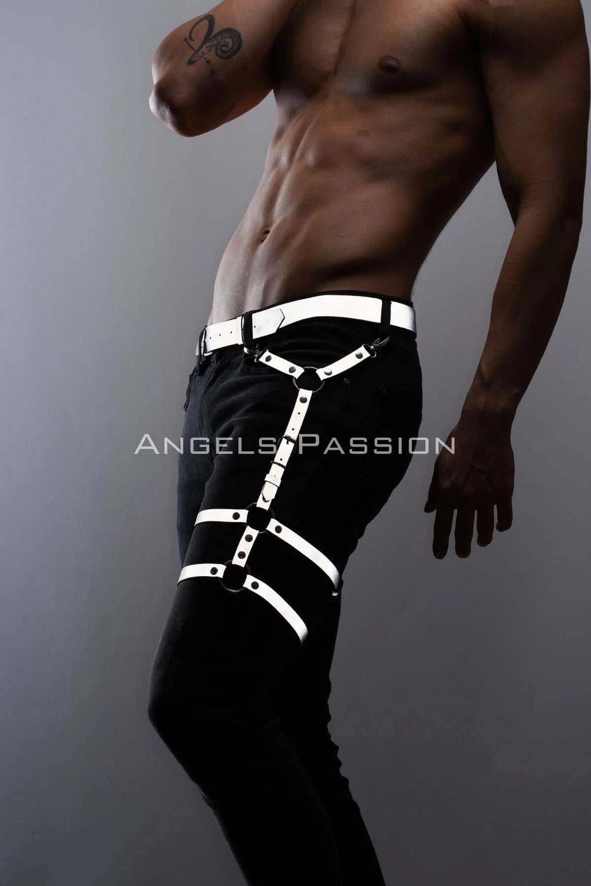 Adjustable Leg Harness with Reflective Straps