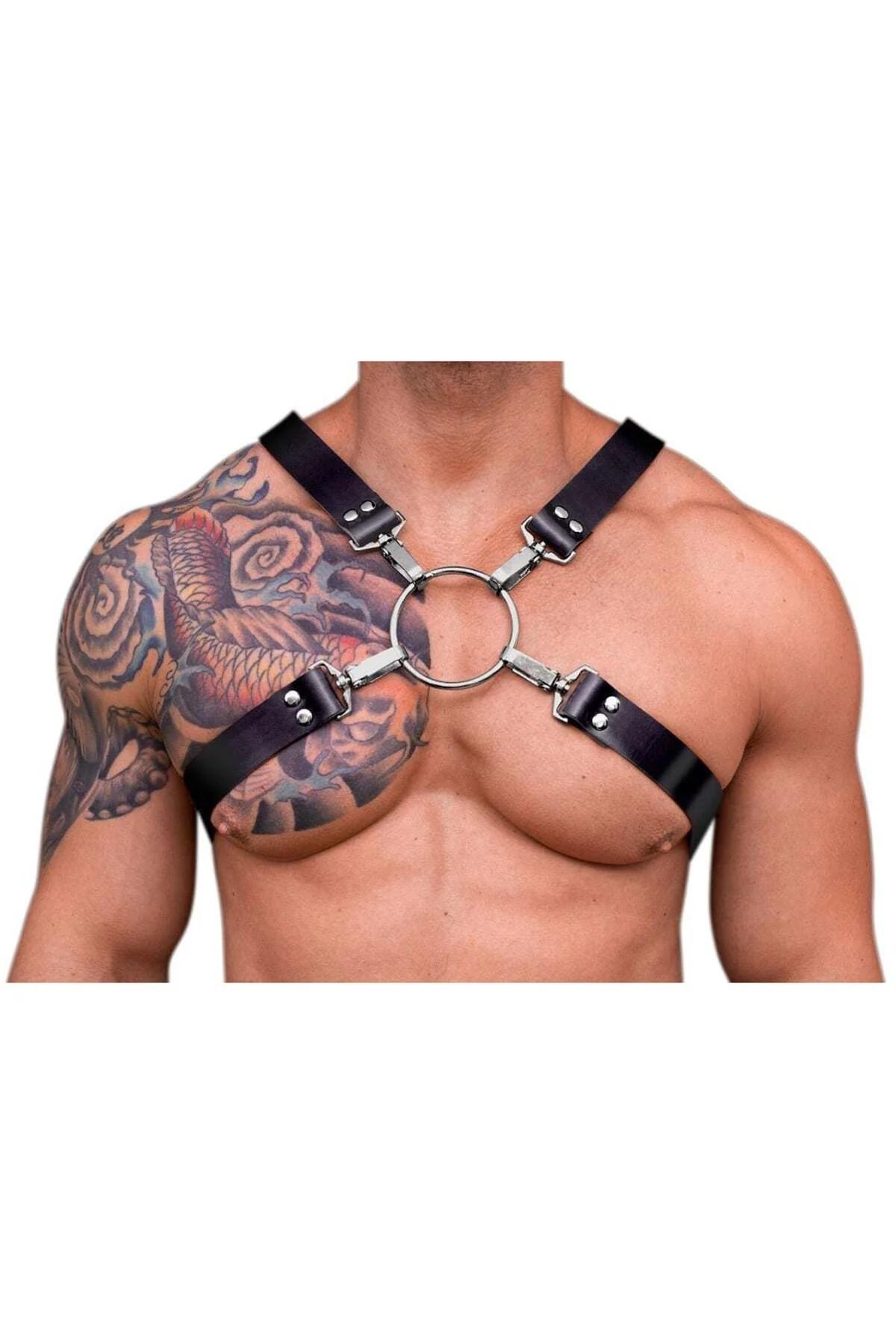 X-Strap Body Harness with O-Ring Detail