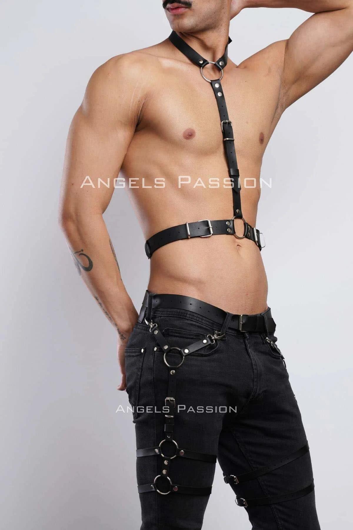 Adjustable Chest & Leg Harness Set