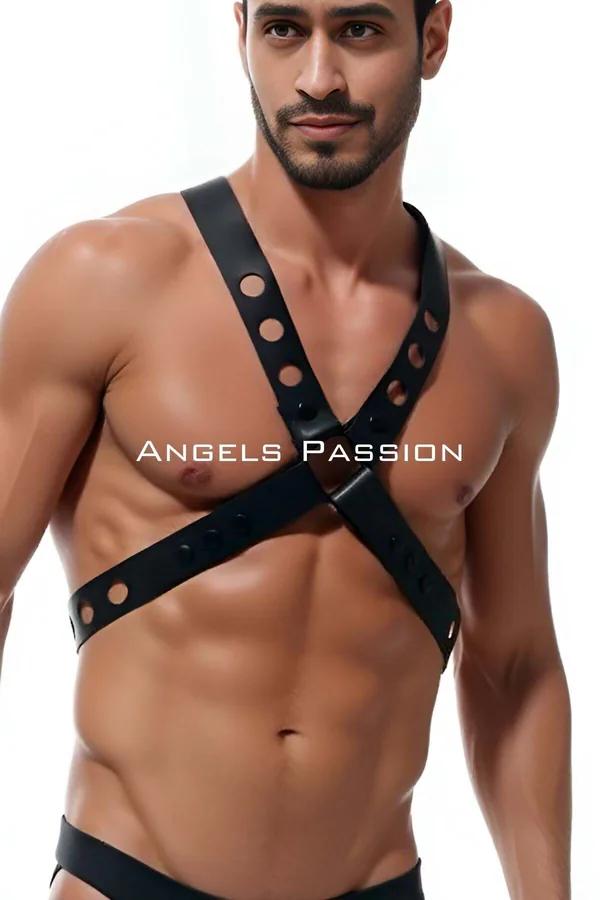 X-Strap Harness with Eyelet Details