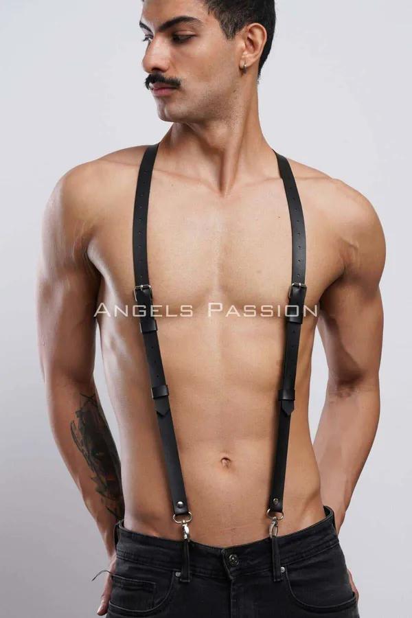 Adjustable Faux Leather Shoulder Harness Straps
