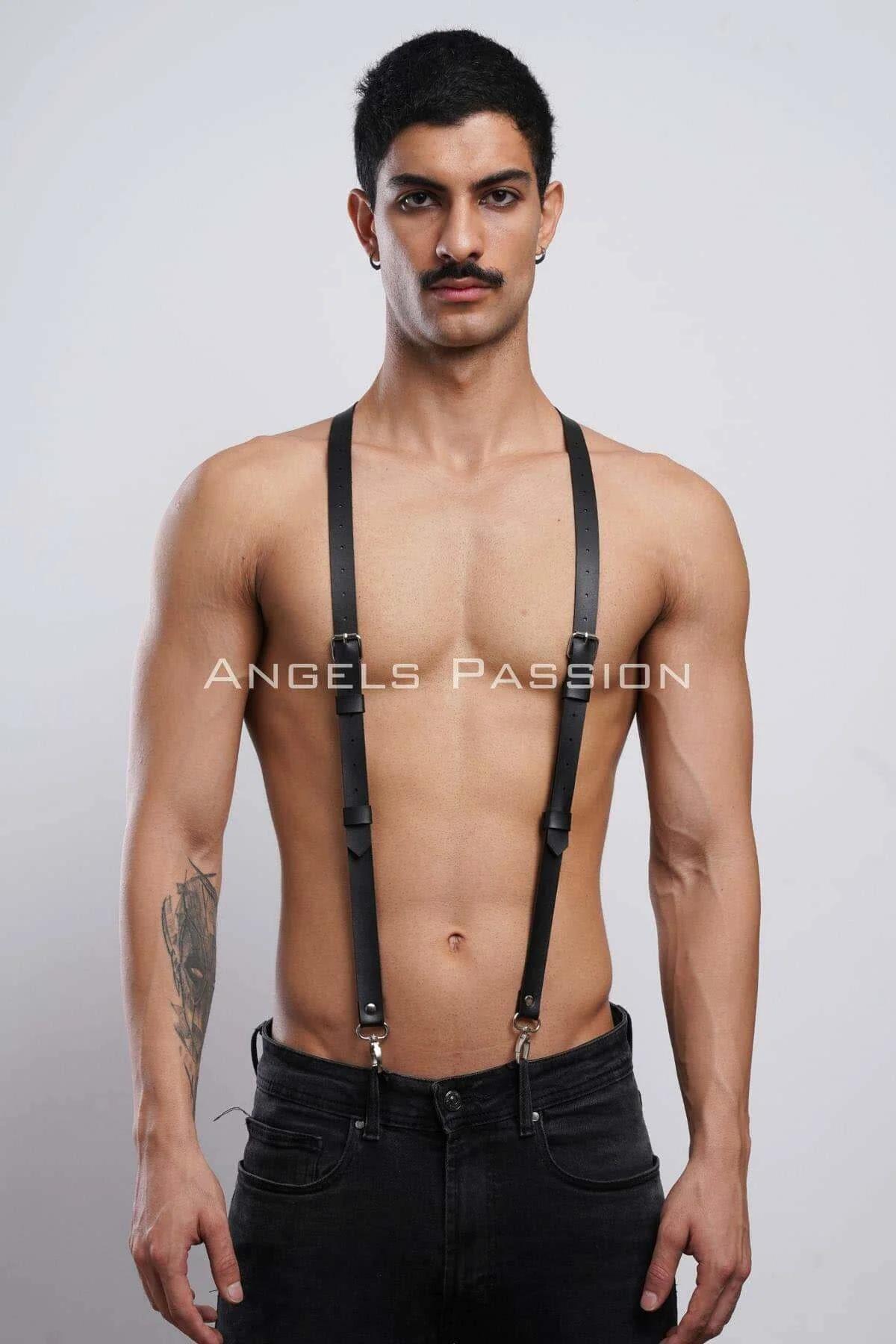 Adjustable Faux Leather Shoulder Harness Straps