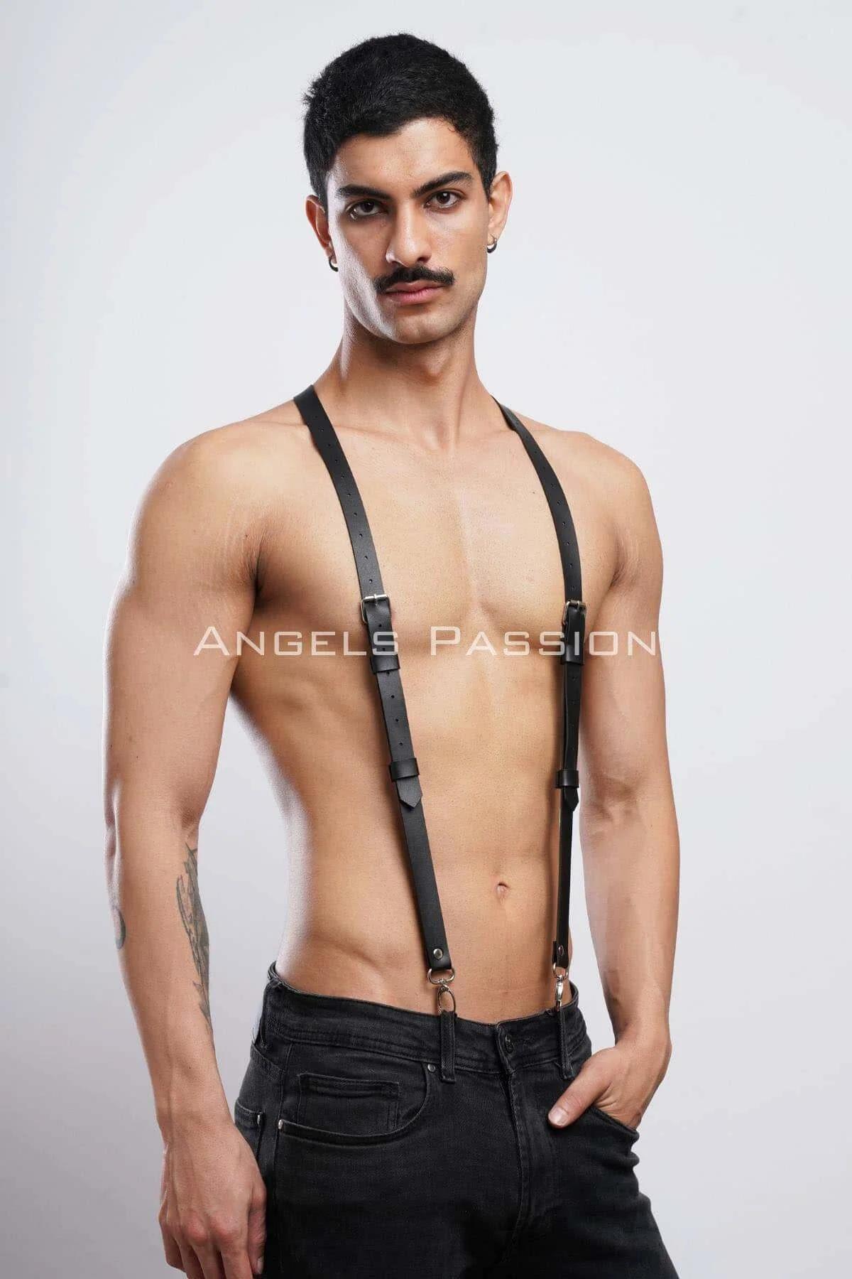 Adjustable Faux Leather Shoulder Harness Straps