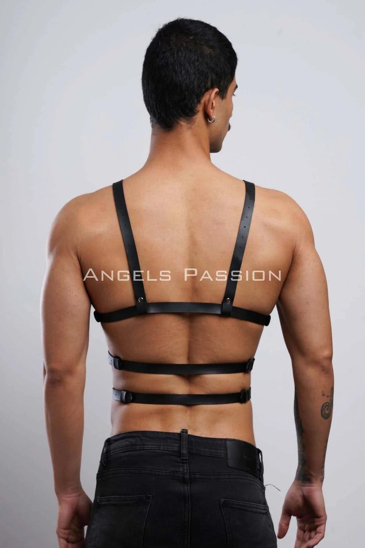 Adjustable Chest Harness with Multiple Straps for Men