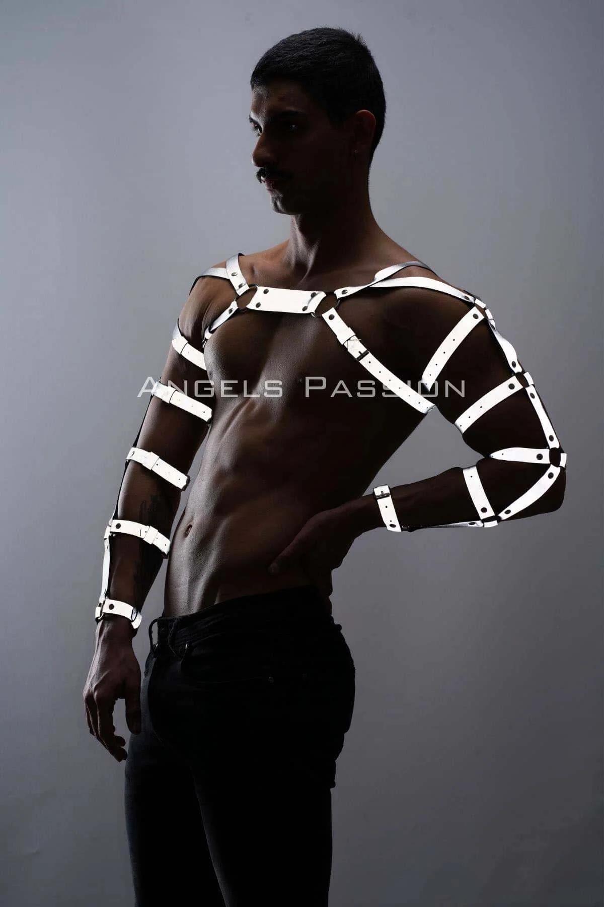 Reflective Arm & Chest Harness Set