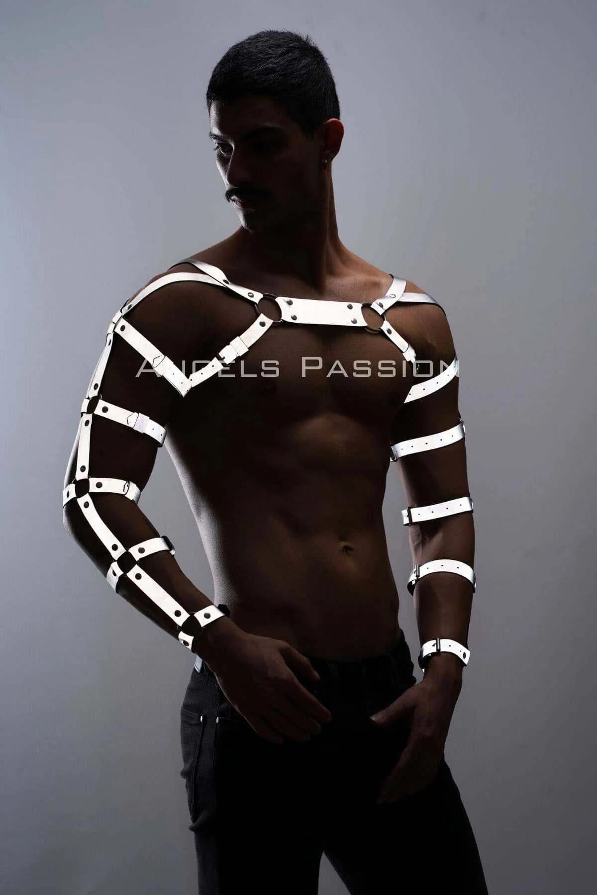 Reflective Arm & Chest Harness Set