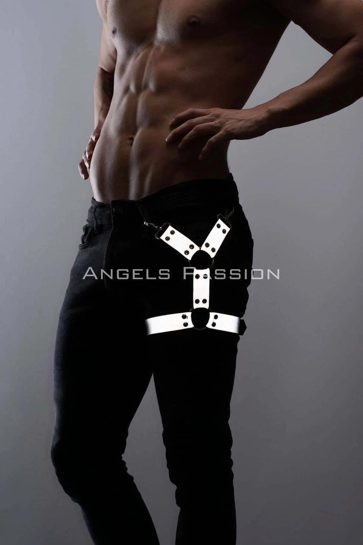 Reflective O-Ring Leg Harness Strap