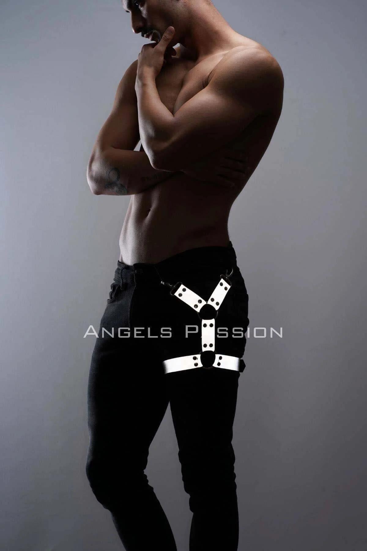 Reflective O-Ring Leg Harness Strap