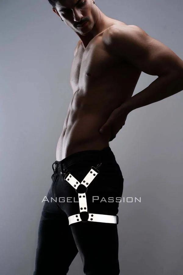 Reflective O-Ring Leg Harness Strap