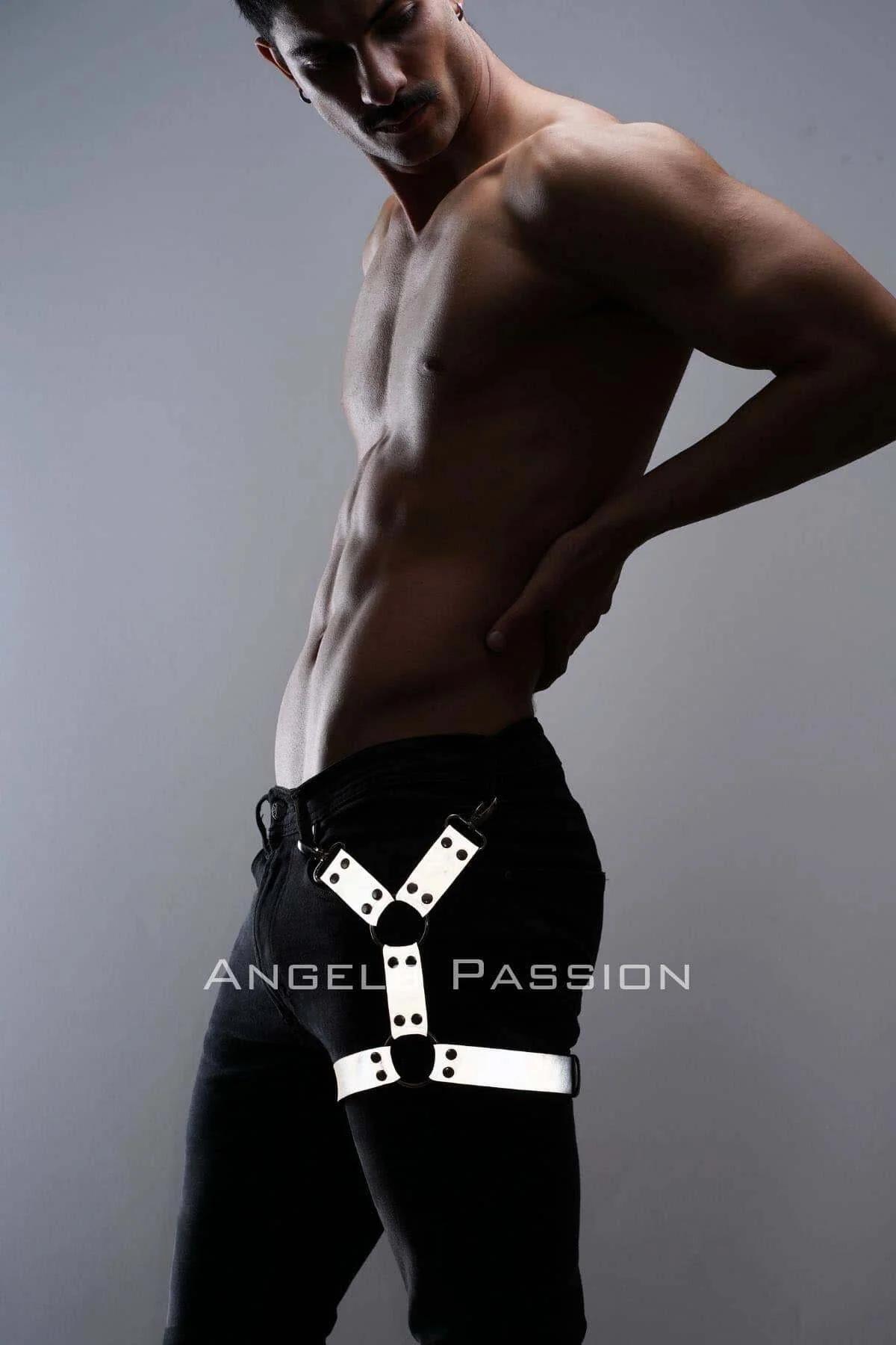 Reflective O-Ring Leg Harness Strap