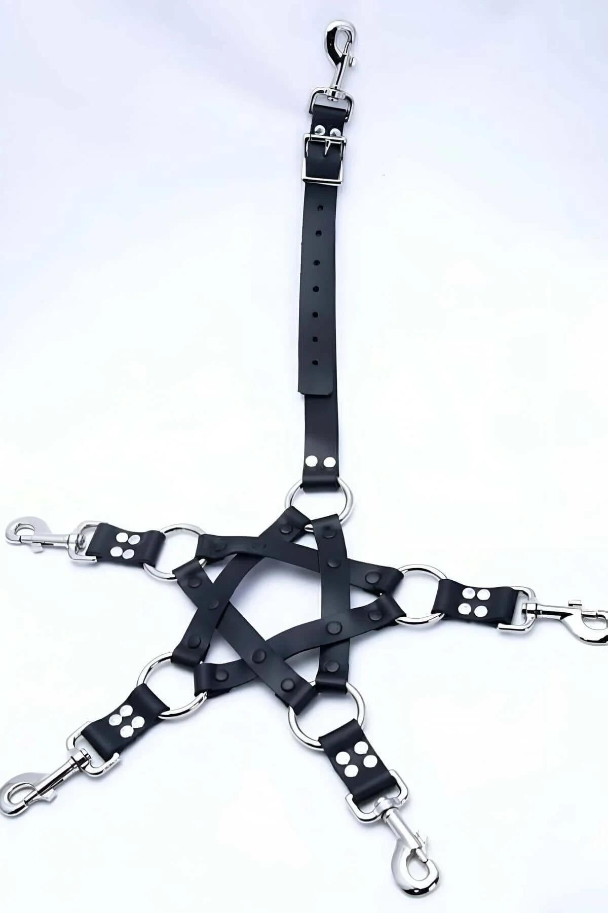 O-Ring Choker & Wrist/Thigh Cuffs Set