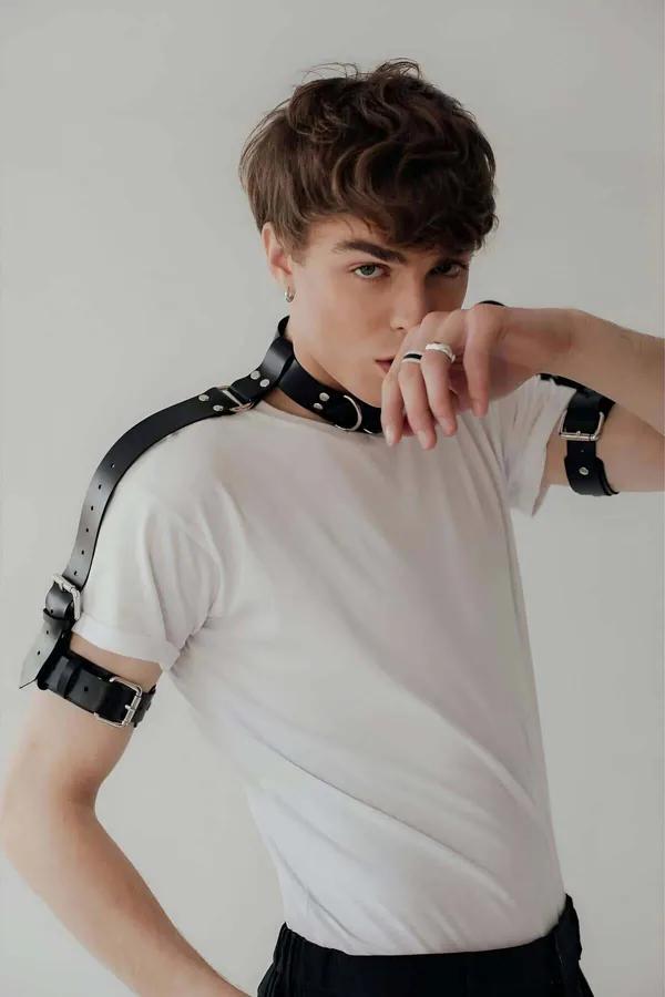 Adjustable Neck and Bicep Harness with Dual Straps