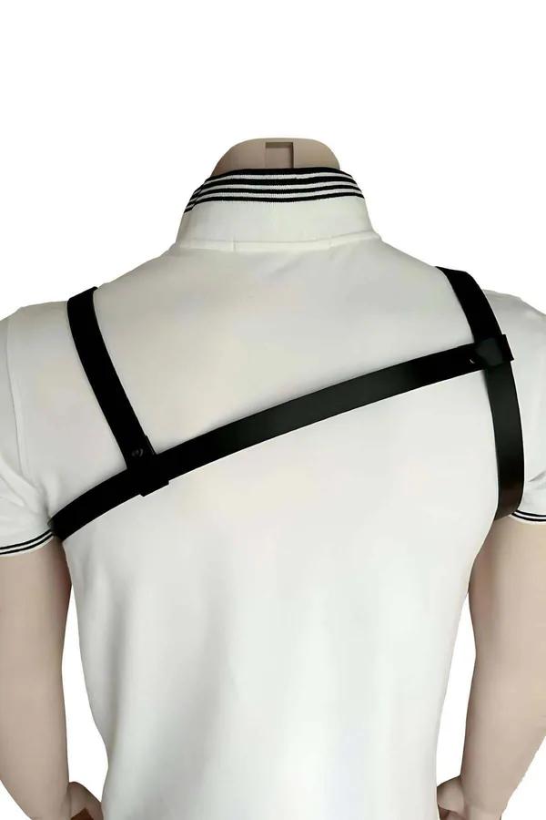 Asymmetrical Shoulder Body Harness with O-Ring